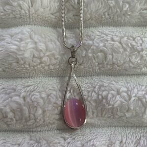Pink Pendant Necklace